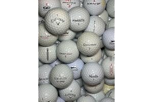 Iron Lake Balls Ltd Mixed White Golf Balls Callaway Srixon Slazenger Pinnacle Budget Premium, Golf Gift For Men, Mixed Grade Golf Balls (USED not new) - 12,24,36,48,72,100 Pack Balls
