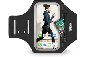 EOTW Joggen Sportarmband - Handyhalterung Arm Tasche für MP3-Player/iPhone 17/16/15/14/13 Pro Max Galaxy S25+/S24+/S23+/S22/S21(6,0"~6,7")