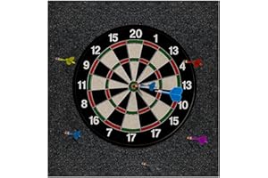 Rdutuok Protège Mur pour Fléchettes 30x30x1.2cm Feutre Haute Densité Autocollant Installation Facile Bouclier de Protection Renforcé pour Cible Fléchettes Garçonnière,Fête, Bar, Salle de Jeux