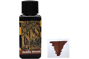 Diamine Ink,Saddle Brown,Braun,Tinte für Füllfederhalter,30 ml