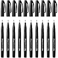 Pentel Brush Sign Pen Black - Pack of 10