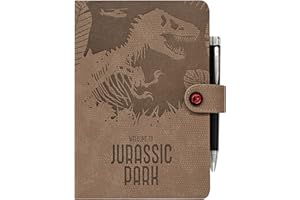 GRUPO ERIK Erik Official Jurassic Park A5 Premium Notebook With Pojector Pen - Jurassic Park Gifts - A5 Notebook - Notebooks A5 - Notepads A5 - A5 Notepad - Jurassic Park Merchandise