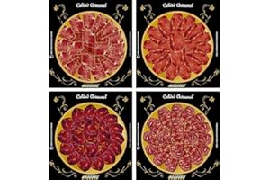 JAMONONLINE Lote Loncheado Ibérico, Jamón Ibérico, Lomo Ibérico, Chorizo Ibérico, Salchichón Ibérico. Cortado al Momento el Mismo Día Que Hace el Pedido.
