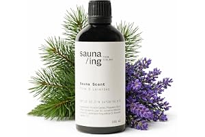 saun/ing Bastudoft Tall och lavendel 100 ml – Naturlig Bastuessens Med Rena Eteriska Oljor – Tillverkad i Finland