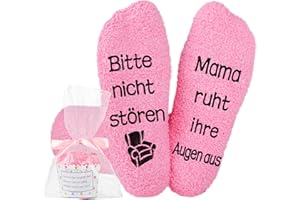 Jeasona Oma Mama Socken mit Motiv Geschenk Weihnachten Geschenke Geburtstag Geschenke