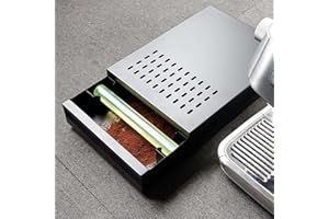 alouweekuky Cafe Knock Box Cajon Posos Cafe de Acero Inoxidable Contenedor de Caja de Café con Palo de Golpe Accesorios Cafetera