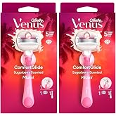 Gillette Venus ComfortGlide Sugarberry Kokulu Miami Kadın 5 Bı&ccedil;aklı Tıraş Makinesi 2li paket