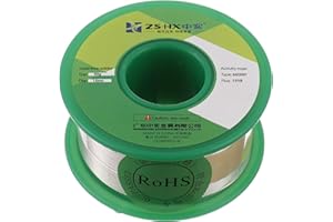 ZSHX Fil de soudure sans plomb Sn99% Ag0.3% Cu0.7% Colophane fil de soudure pour la soudure électrique (1.0mm 50g)