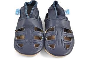 JUICY BUMBLES Scarpine Neonato - Bambino Sandali - Scarpe Bambina in Morbida Pelle - Scarpe Neonato Neonata Primi Passi - 0-6 Meses a 2 Anni