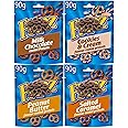 Chocolate Pretzel Bundle with Flipz Salted Caramel, Milk Chocolate Pretzels, Cookies & Cream & Peanut Butter (4 x 90g Pack)
