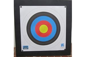 Franks-Castle Zielscheibe extrastark Polifoam bis 70 lbs - 80 x 80 x 17 cm mit Auflage und Scheibennägeln