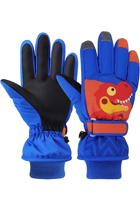 Guanti Da Neve Bambini Impermeabili E Termici - Per Sci, Snowboard E Giochi Invernali - Foto 3