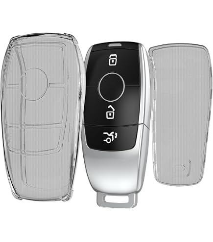 kwmobile Cover Chiavi Auto Compatibile con Smart con 3 tasti | WhichOne