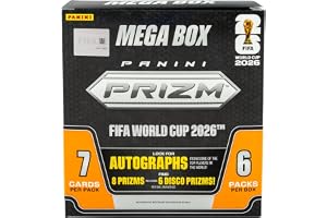2026 Panini Prizm FIFA World Cup Trading Cards Mega Box