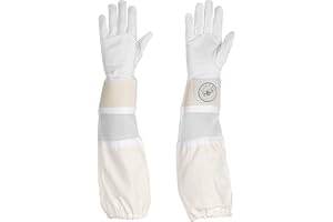 Humble Bee 114 Gants D'Apiculture en Peau de Chèvre Avec Poignets Renforcés et Ventilés