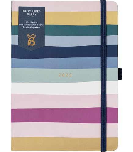2025-2026 A5 Academic Diary Premium Week To View Diary