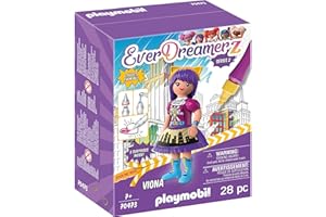 Playmobil - EverDreamerz 70473 Viona - Comic World Water Pen, for Children Ages 7+, Fun Imaginative Role-Play, PlaySets Suitable for Children Ages 4+