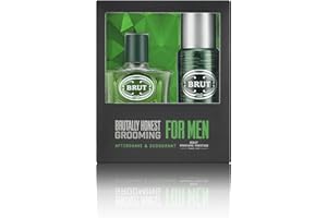 BRUT Deodorant 200ml & Original Aftershave 100ml Gift Set