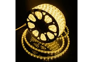 kefflum LED Tube Lumineux 30 Mètres 1080 LED Guirlande Lumineuse IP65 Tube, Led Tubes lumineux Extérieur et Intérieure pour Jardin, Tuyau Bande Décoration Fête/Mariage/Noël [Classe énergétique G]