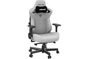 Anda Seat Kaiser 3 Grande Silla Gaming, Comoda Silla Racing Gamer Adulto para Trabajo/Oficina/Estudio/Gaming, Sillas Ergonomicas para Ordenador, Ergonomic Office Desk Chair - Gris Grande