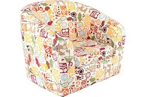 Emall Life Sillón de Lujo para niños Silla para bañera Sofá de Dibujos Animados Estructura de Madera (Owl)