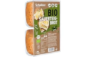 SCHNITZER GLUTEN FREE Schnitzer GLUTENFREE Pains Rustico à la farine d'amarante sans gluten, paquet de 4 (4 x 500 g)