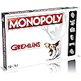 Winning Moves Gremlins Monopoly Board Game, Play with Chrysalis, Gizmo, Boombox and Popcorn, Tour Kingston Falls and invest in Christmas lights and displays, 2-6 player game for ages 8 plus
