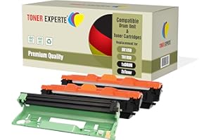 TONER EXPERTE Kit 3 DR1050 Tamburo & TN1050 2 Toner compatibili per Brother DCP-1510 DCP-1512 DCP-1610W DCP-1612W HL-1110 HL-1112 HL-1210W HL-1212W MFC-1810 MFC-1910W