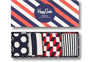 Happy Socks Calcetines (Pack de 4) para Hombre