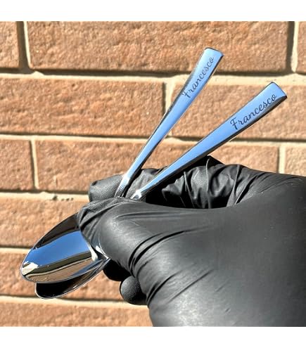 Cucchiaio Inciso Con Messaggio “Penso A Te” – Acciaio Inox 18/10, Regalo Originale In Scatola