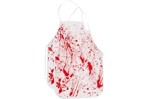 THE TWIDDLERS - 2 Tabliers Sanglants pour pour Hommes & Femmes - Fêtes Halloween, Zombie, Boucher, Cosplay, Déguisements, Costume, Accessoire Effrayant Parfait pour Déguisements et Fêtes