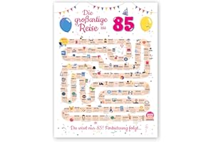 ‎FESTYSPARK Geschenke zum 85 Geburtstag Frau und Mann - Geschenke für Frauen ab 85 Jahre - Schöne Geburtstagskarte 85 Mann und Frau - Geburtstagsdekoration 85 Geburtstag Männer und Frauen - Karte 1940