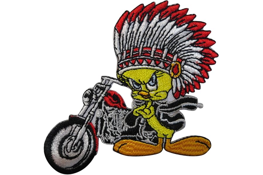Indian Tweetie Pie Patch Iron On Sew On Badge Motorcycle Chopper Motorbike Biker