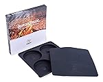 Moesta-BBQ BurgerPresse No.1 - Die 4-Fach Silikon Hamburgerpresse