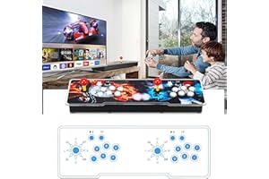 LTQ Vapor 8000 in 1 WiFi 3D Retro Arcade Videospielkonsole Box, Plug and Play Videospielmaschine, Klassische 8000 Spiele vorinstalliert mit HDMI VGA USB Ausgang für TV PC PS3 Projektor