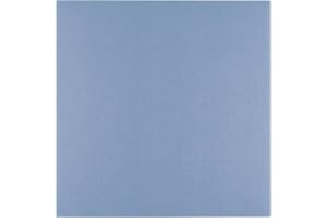 VAESSEN CREATIVE Florence Cartulina de Lino 30,5 x 30,5 cm Azul - 10 Hojas Steel de 250 g - Folios de Colores para Scrapbook, Tarjetas, Invitactiones de Boda y Manualidades