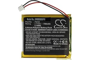 vhbw Akku kompatibel mit GHB Babyphone Babyphone Babytalker (750 mAh, 3,7 V, Li-Polymer)