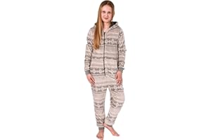 NORMANN COPENHAGEN Mädchen Jumpsuit Overall Schlafanzug Langarm - Norwegermotiv - 271 467 97 004