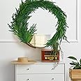 Christmas Real Touch Norfolk Pine Garland Artificial Pine Greenery Garlands Faux Christmas Norfolk Pine Garland for Christmas Holiday Seasonal Indoor Home Decor Mantle, 60 Inches