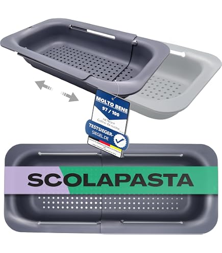 Cestello Per Lavello Da Cucina Appendibile Compatto - Filtro Alimentare Giallo, Senza Attrezzi, Per Piccole Cucine