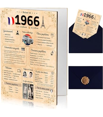 MAXI MX-5060 Large XXL Giant Card For 60th Birthday Mixed H/F Envelope Format 32 X 23 Cm – Golden Number Numbers Celebrating Fireworks Sparkling Champagne Cap – Made In France MX-5060
