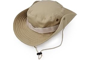 UltraKey Chapeau de Soleil à Large Bord Extérieur, Style d’armée de Combat Classique Jungle Chapeau de Soleil pour Pêche,Chasse,Camping