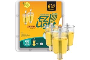 Förfylld Menorah-oljekopp ljus – Hanukkah EZ-lampor – 100 % olivolja med bomull som suger upp i kopp – 44-pack, bränns cirka