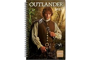SELLERS PUBLISHING, INC. Outlander kalendarz tygodniowy i miesięczny 2025, 16-miesięczny kalendarz zaręczynowy: wrzesień 2024 - grudzień 2025, 23 cm x 15 cm