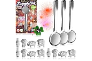 Robin Goods® 15-Piece Set Tin Casting, New Year's Eve Casting, the Fortune Telling Party Game - The Healthy Alternative to Lead Casting, Not Just for New Year's Eve (3)