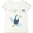 Marks & Spencer Baby Girls Printed Cotton Round Neck Regular Fit T Shirt
