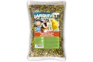 Arquivet Restauratore del Canto 300 gr - Aiuta a recuperare e rafforzare Il Canto dei Tuoi Uccelli - Cibo per Uccelli - Cibo per Uccelli - Ingredienti di Prima qualità