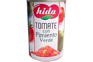 Hida Tomate y Pimiento Verde 400g x 6 Latas - Total: 2400 g