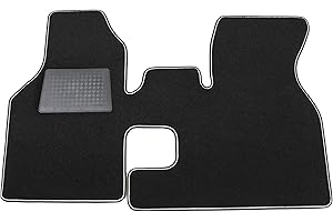 FABBRI 3 DI FABBRI MARCO & C SNC ilTappetoAuto by Fabbri 3 - SPRINT05013 - Alfombrillas de Coche a Medida en Moqueta Negra Compatible con Volkswagen Transporter T4