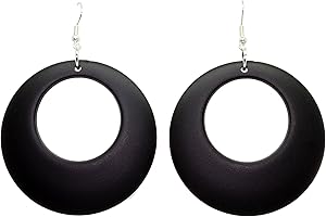 Bluebubble DISCO FEVER 56mm Large Round Pastel Hoop Earrings in Gift Bag - 32 Colours Available